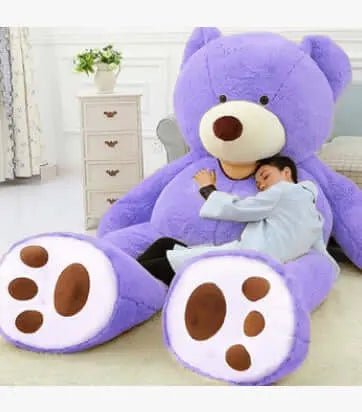 Giant™ Plush Teddy Bear with Leather Shell – Soft, Luxury & Collectible Toy - Amizyou