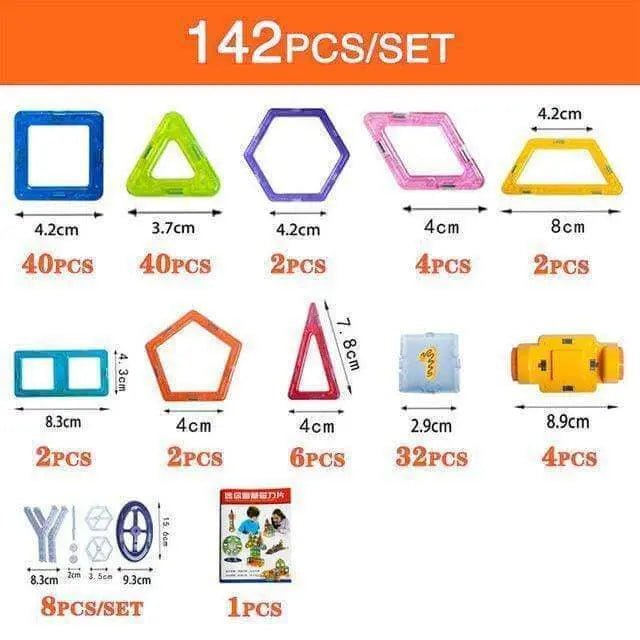 Magnetic™ Building Blocks Set – Fun, Creative & Educational Toy for Kids - Amizyou
