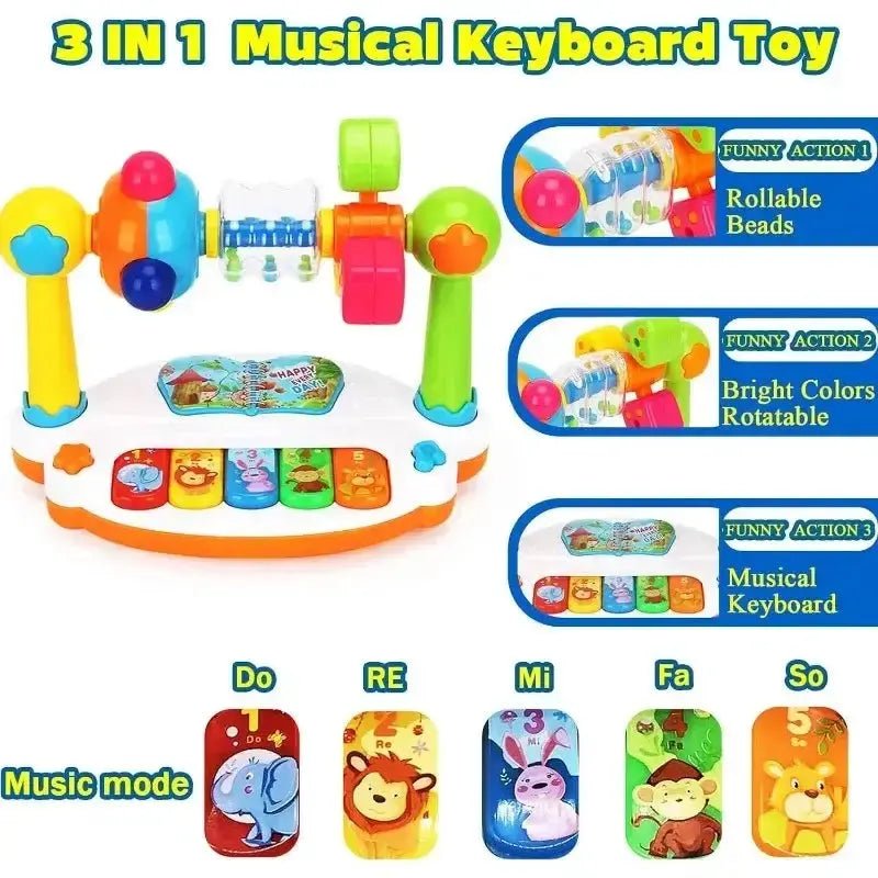 MelodyPlay™ Baby Music Keyboard Toy – Fun, Educational & Interactive for Toddlers and Kids - Amizyou