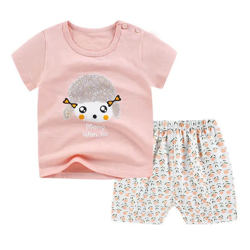 SunnyBabe™ Summer Baby Outfit Set – Cute, Breathable & Comfortable Styles for Newborns and Toddlers - Amizyou
