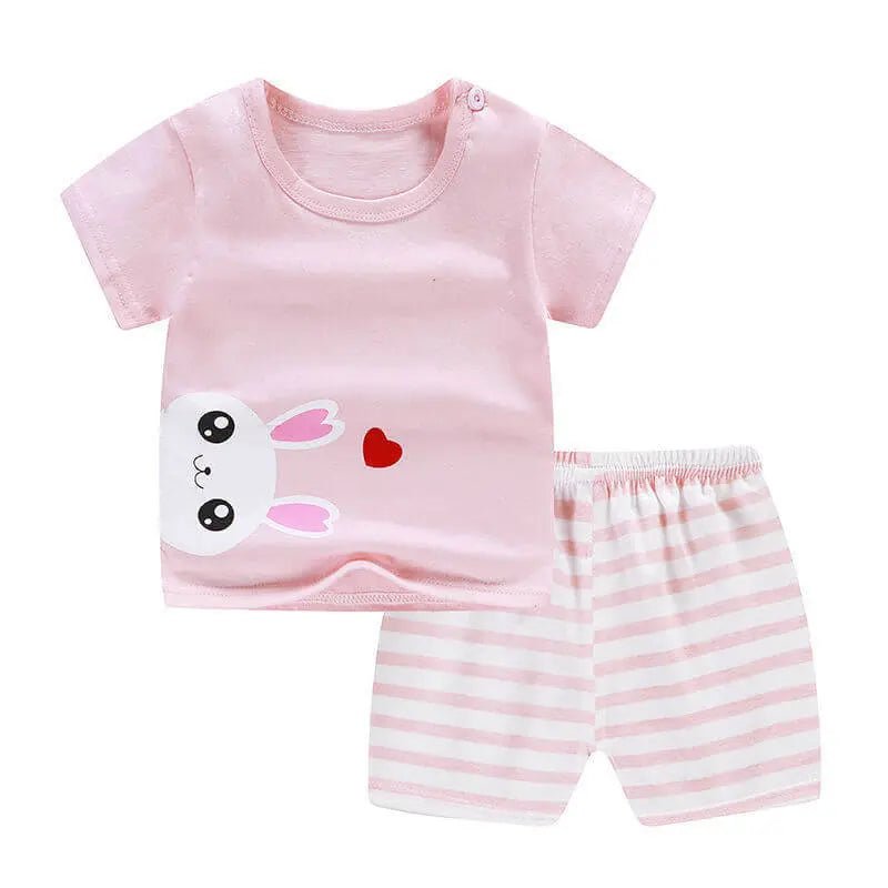 SunnyBabe™ Summer Baby Outfit Set – Cute, Breathable & Comfortable Styles for Newborns and Toddlers - Amizyou