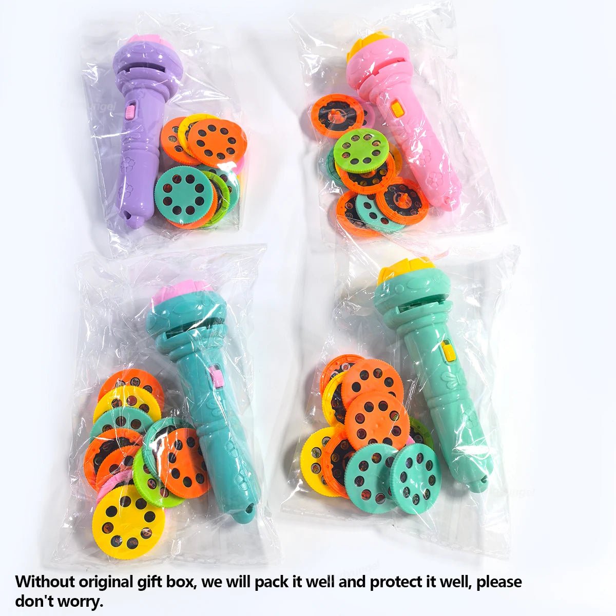 Cartoon Projection Flashlight – Educational Toy with 80 Images for Kids - Image 8