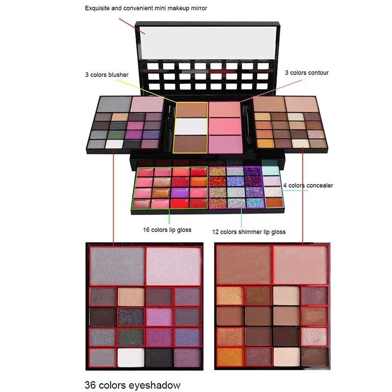 Color Eyeshadow Palette – Vibrant Shades - Image 5