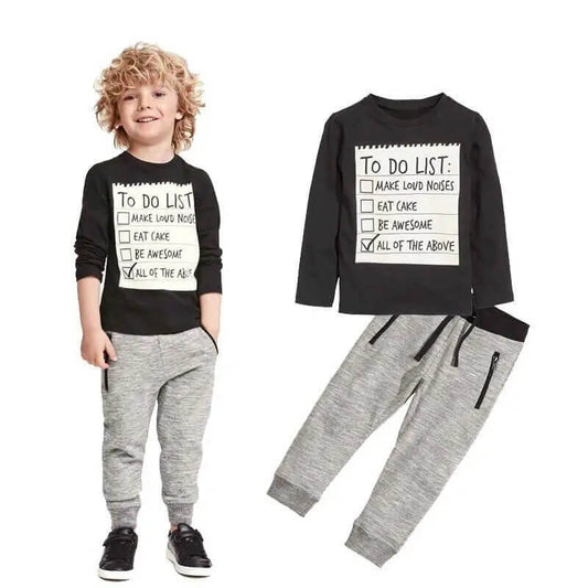 CoolKids™ Boys Cotton Outfit Set – Stylish, Soft & Comfortable Everyday Wear - Amizyou