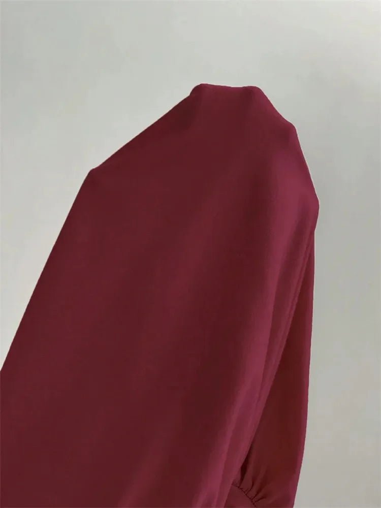 Women's Ruched Mock Neck Sleeveless Top – Elegant & Casual Fit - Image 27