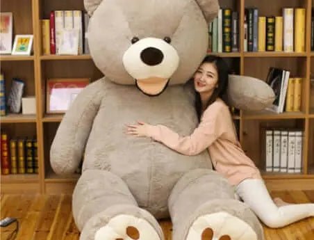 Giant™ Plush Teddy Bear with Leather Shell – Soft, Luxury & Collectible Toy - Amizyou