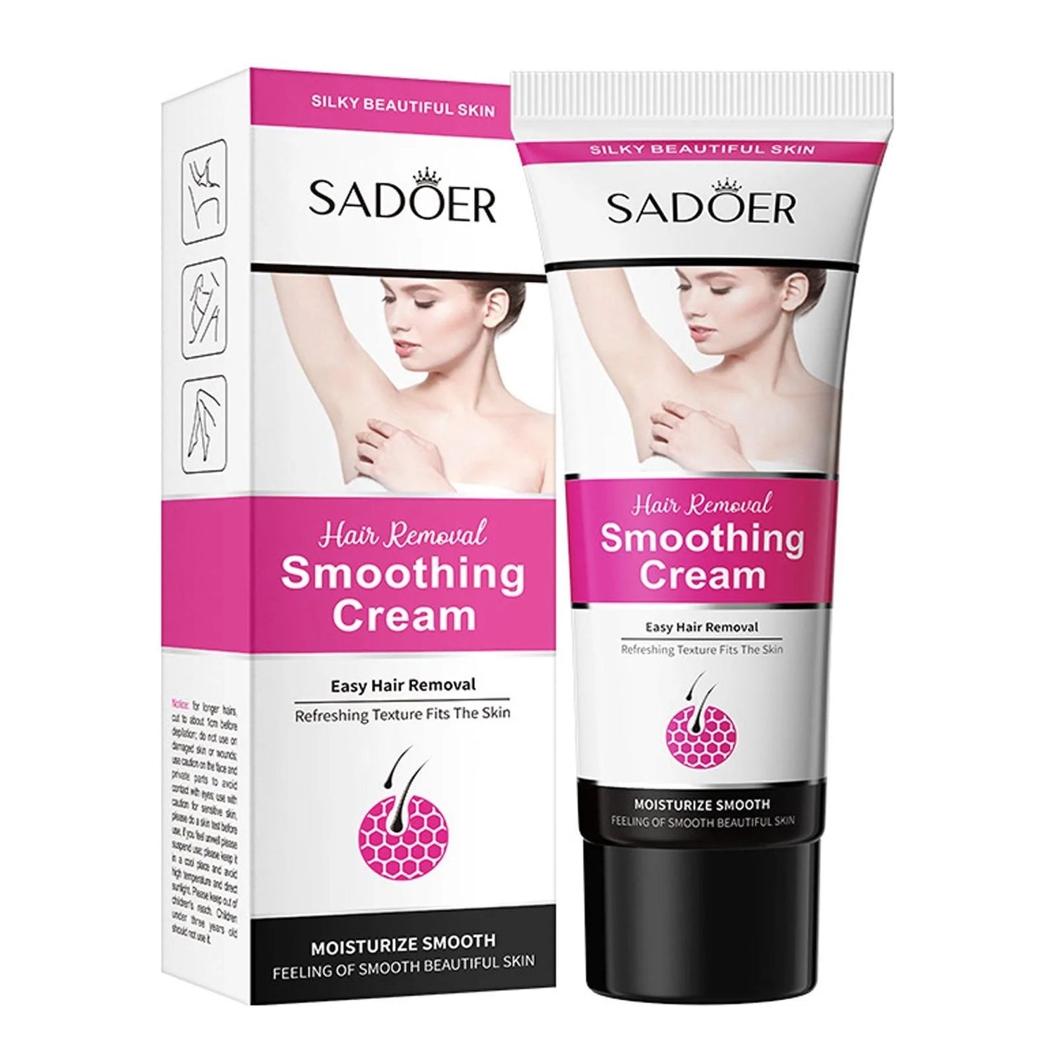 Gentle Hair Removal Smoothing Cream – Painless & Fast Results - Image 2
