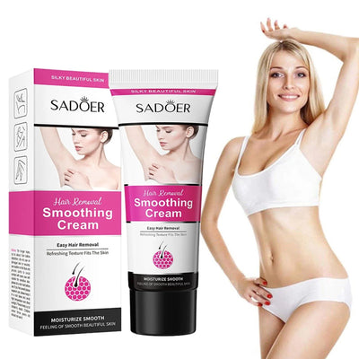 Gentle Hair Removal Smoothing Cream – Painless &amp; Fast Results