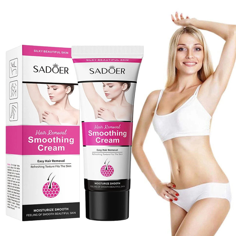 Gentle Hair Removal Smoothing Cream – Painless &amp; Fast Results