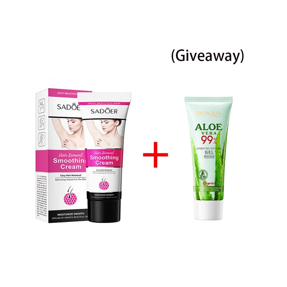 Gentle Hair Removal Smoothing Cream – Painless & Fast Results - Image 3