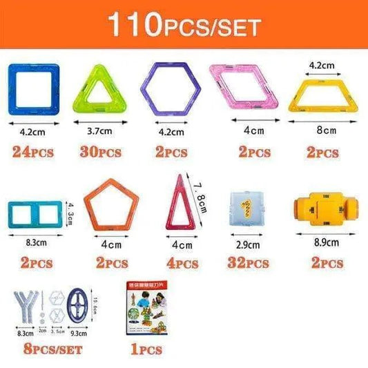 Magnetic™ Building Blocks Set – Fun, Creative & Educational Toy for Kids - Amizyou