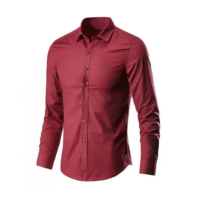 Men’s Wrinkle-Free Slim Fit Dress Shirt – Stylish and Comfortable.