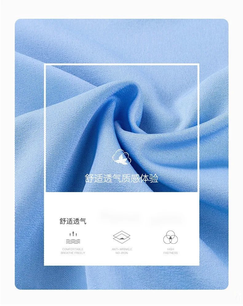 Men's Premium Slim Fit Dress Shirt – Wrinkle-Resistant & Breathable - Image 13