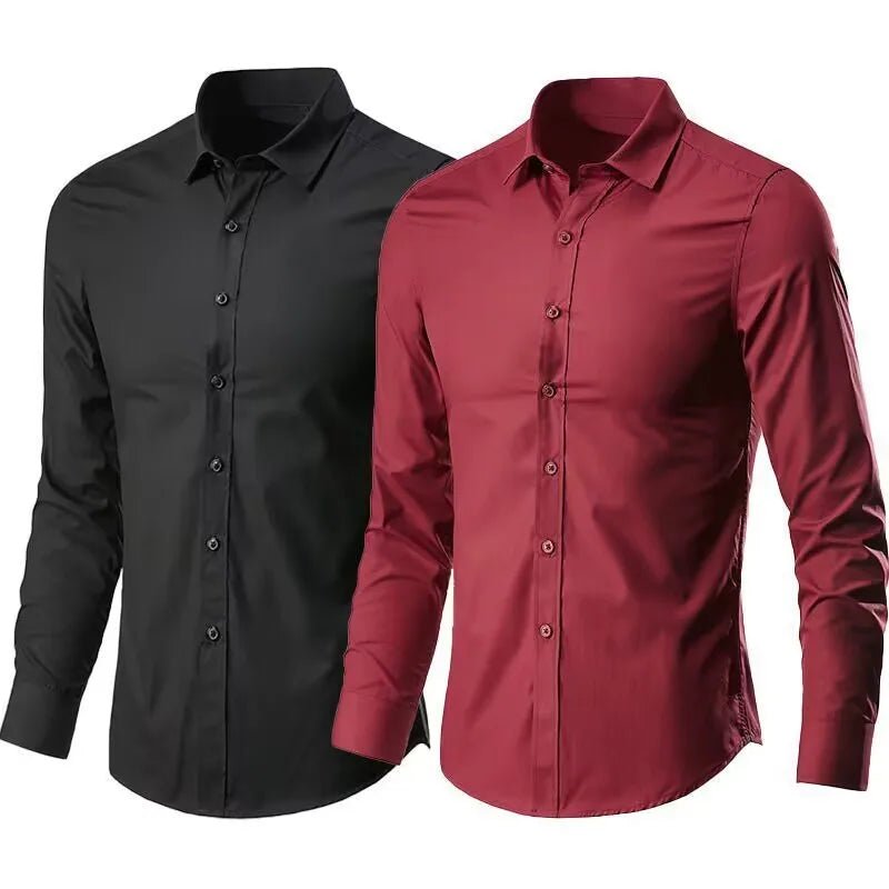 Men's Premium Slim Fit Dress Shirt – Wrinkle-Resistant & Breathable - Image 1