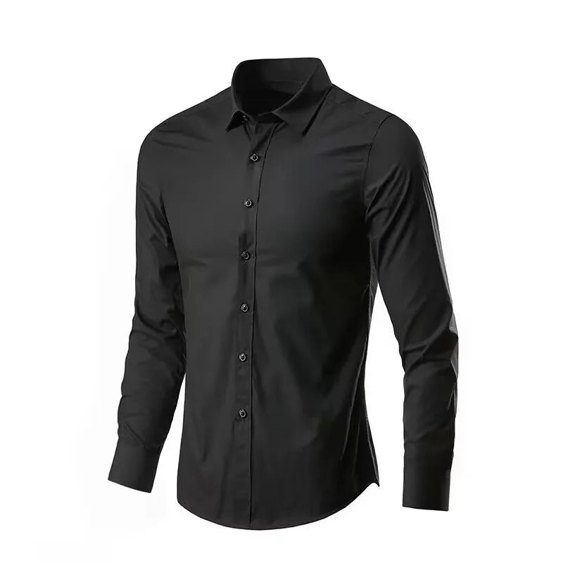 Men's Premium Slim Fit Dress Shirt – Wrinkle-Resistant & Breathable - Image 7