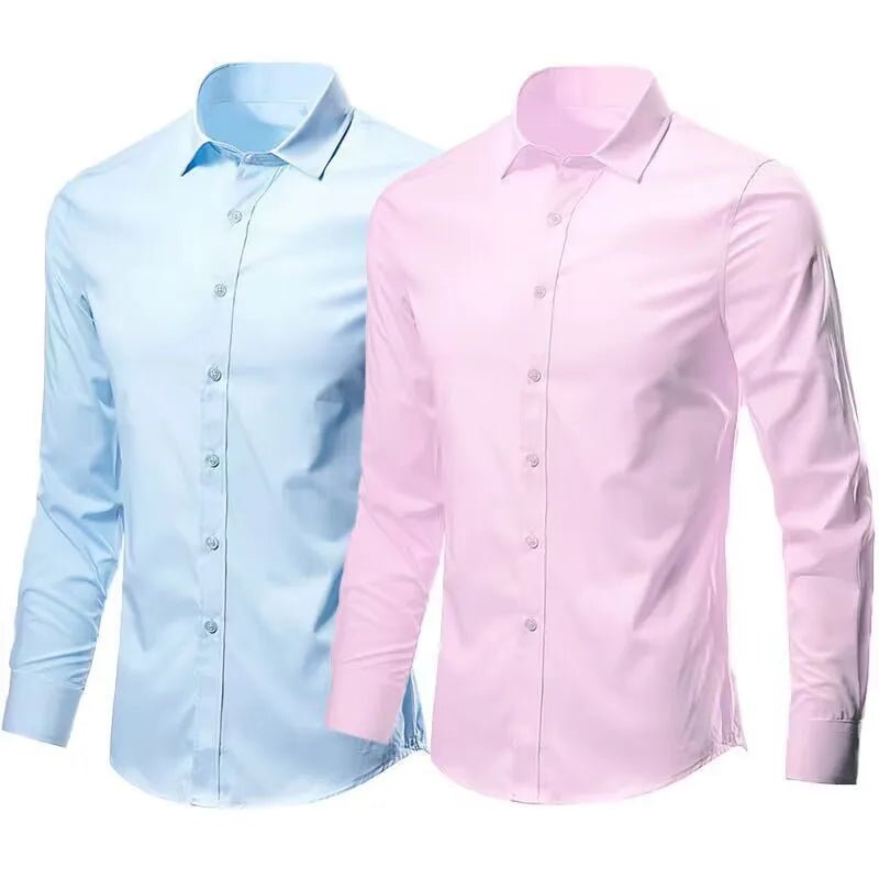 Men's Premium Slim Fit Dress Shirt – Wrinkle-Resistant & Breathable - Image 2