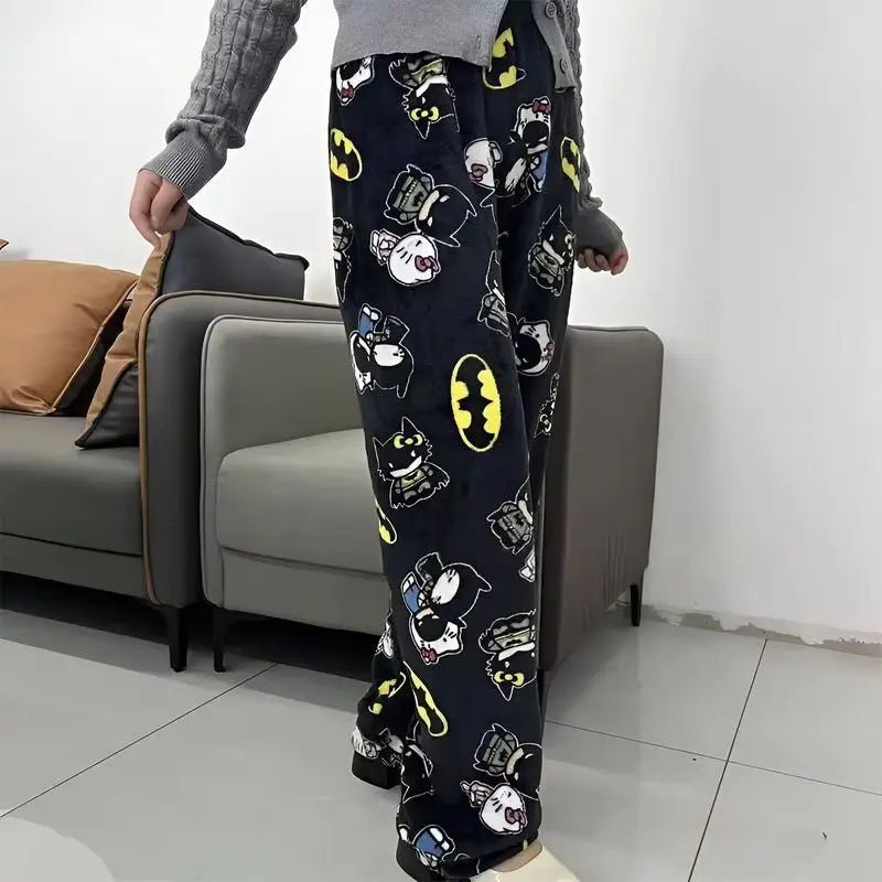 Kawaii Y2K Cartoon Pajama Pants – Cozy Autumn Lounge Wear