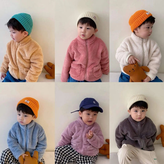 SnugWear™ Kids Fleece Jacket – Ultra - Warm, Soft & Cozy Outerwear for Boys and Girls - Amizyou