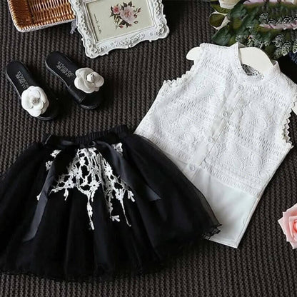 SunnyBabe™ Baby Girls Summer Outfit Set – Cute, Breathable & Comfortable 2 - Piece Set - Amizyou